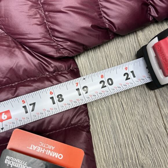 The North Face Down Jacket Size Small Womens Purple Arctic Crest Full Zip $260 - Picture 5 of 14